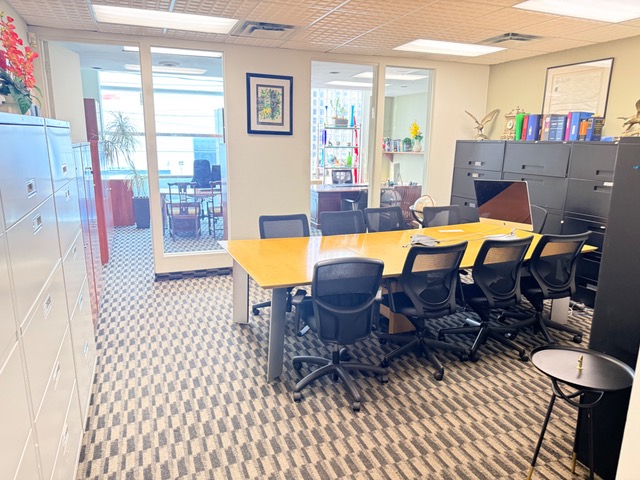 Furnished boardroom
